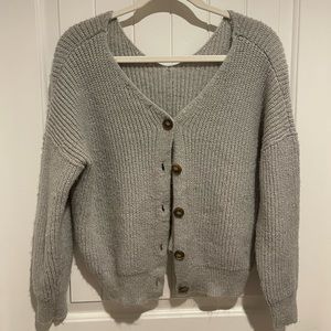 Reversible cardigan